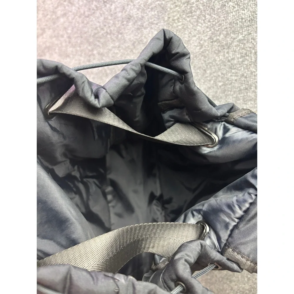 Beyond Convertible Yoga Backpack Tote Women OS Black Nylon Drawstring Gym Bag